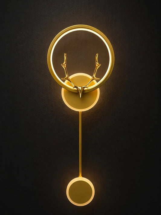 Majestic Stag Halo LED Wall Light