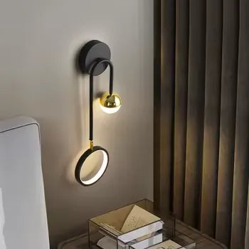 Modern Nordic Dual-Element LED Wall Light