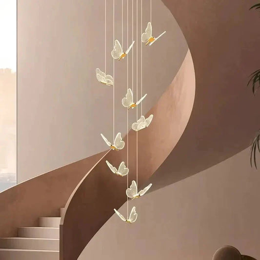Modern LED Butterfly Chandelier - Home Lights