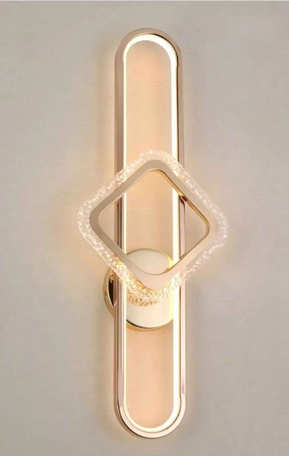 Modern Crystal Style LED Wall Light