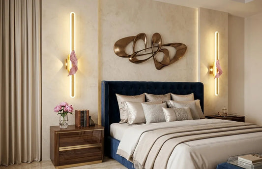 Ethereal Feather Linear LED Wall Light
