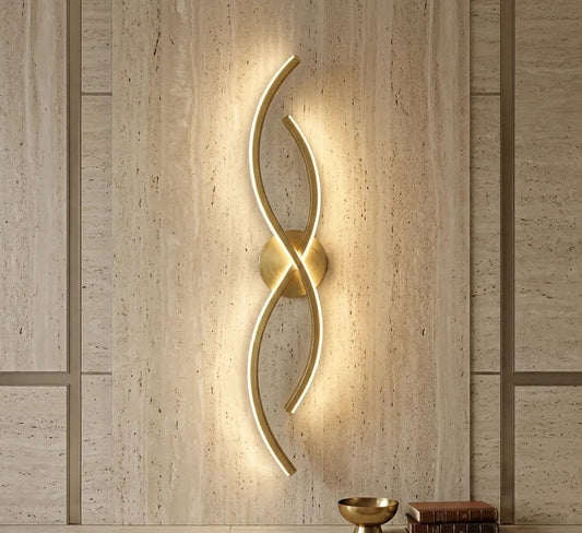 Dual-Curve LED Infinity Lamp