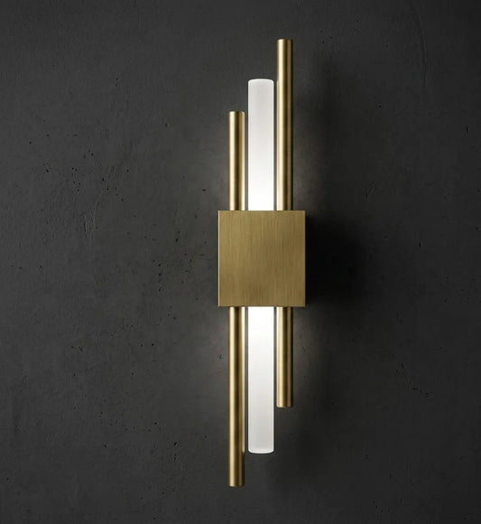 Nordic Triple-Bar Architectural LED Wall Light