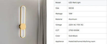 Minimalist LED Wall Light