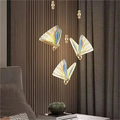 3 Head Luxury Butterfly LED Hanging Light