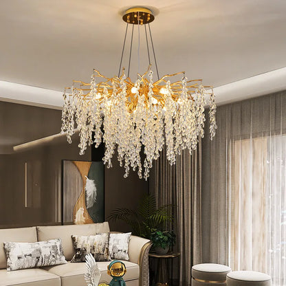 Luxury Crystal Chandelier for Living and Dining Room