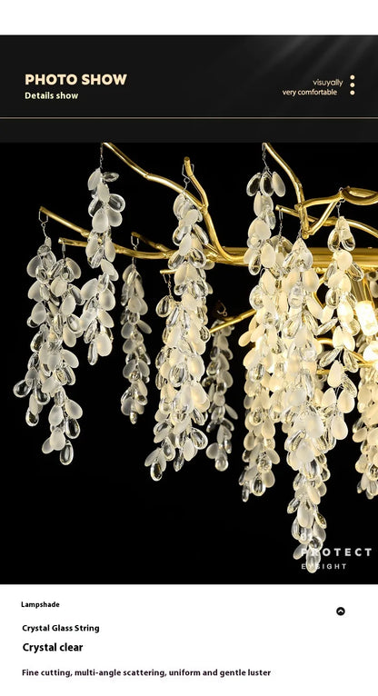 Luxury Crystal Chandelier for Living and Dining Room