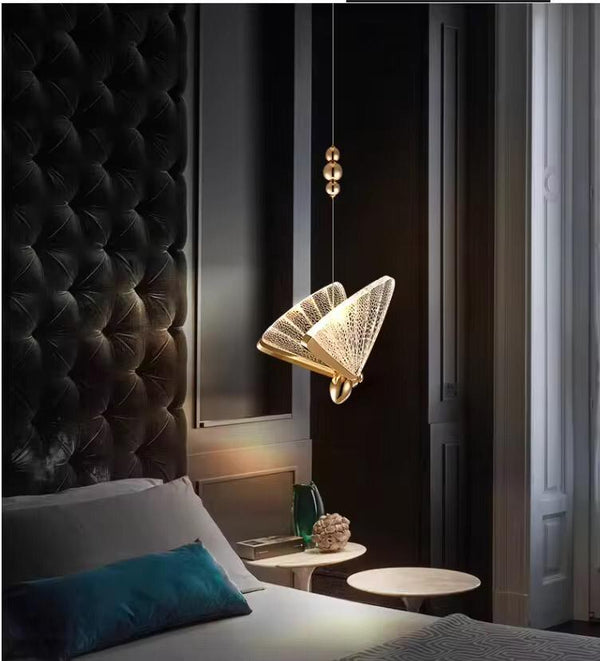 Elegant Butterfly Pendant Light (Single & 3 Head Option)