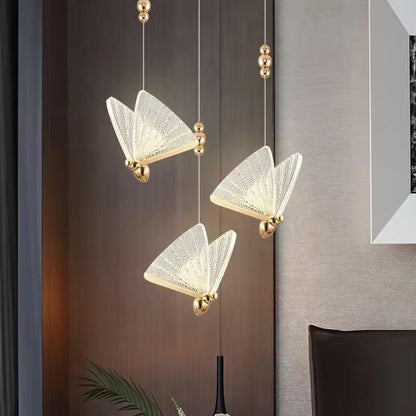 Elegant Butterfly Pendant Light (Single & 3 Head Option) - Home Lights
