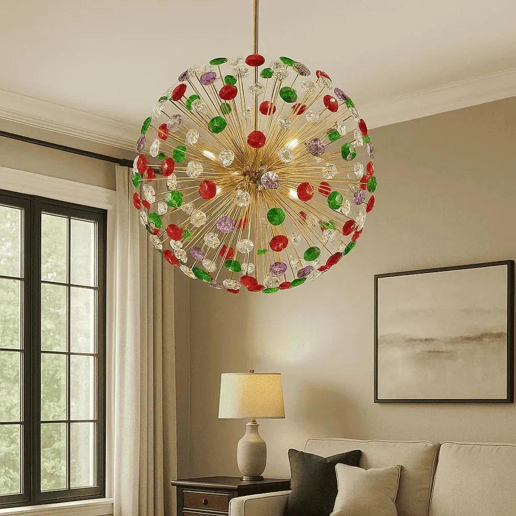 Elegant Sputnik Crystal Chandelier - Home Lights