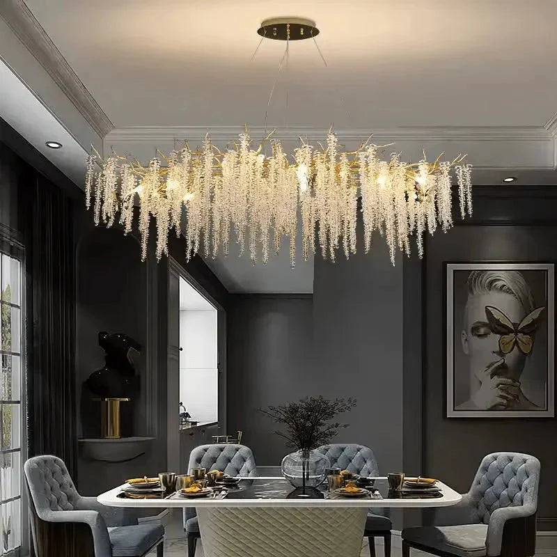 Luxury Dining Crystal LED Chandelier - Home Lights