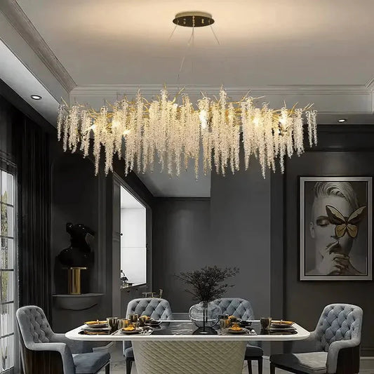 Luxury Dining Crystal LED Chandelier - Home Lights