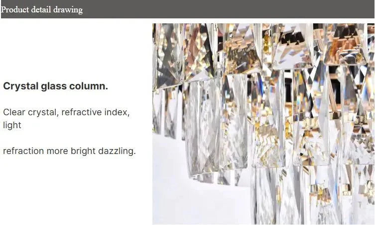 Luxury Moroccan Style Crystal Raindrop Chandelier - Home Lights