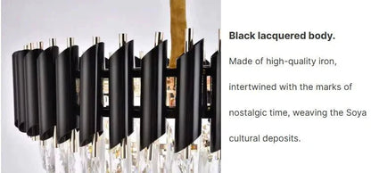 Luxury Moroccan Style Crystal Raindrop Chandelier - Home Lights