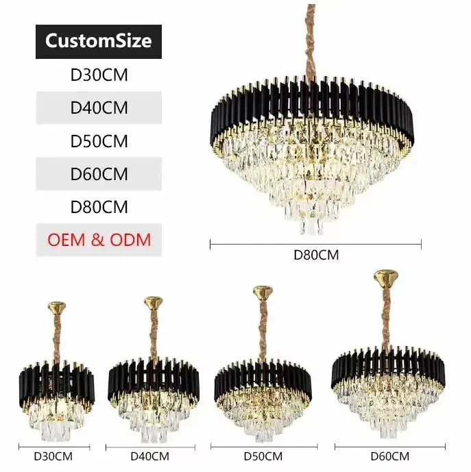 Luxury Moroccan Style Crystal Raindrop Chandelier - Home Lights