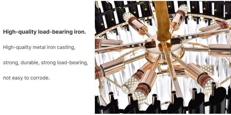 Luxury Moroccan Style Crystal Raindrop Chandelier - Home Lights