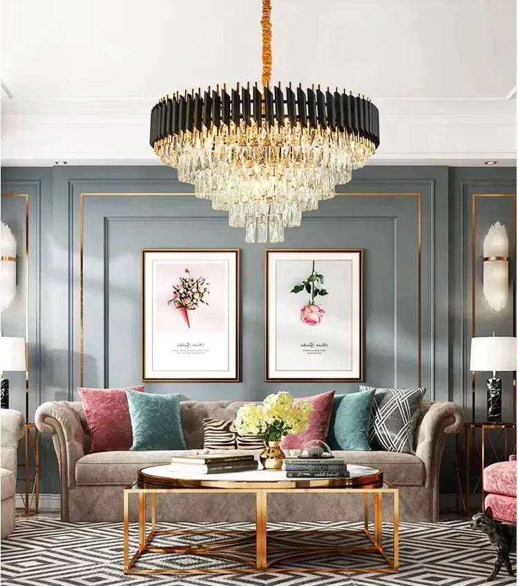 Luxury Moroccan Style Crystal Raindrop Chandelier - Home Lights