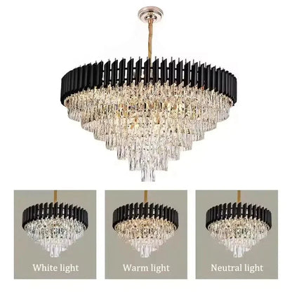 Luxury Moroccan Style Crystal Raindrop Chandelier - Home Lights