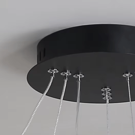 Modern Circular 3 - Ring LED Chandelier - Home Lights