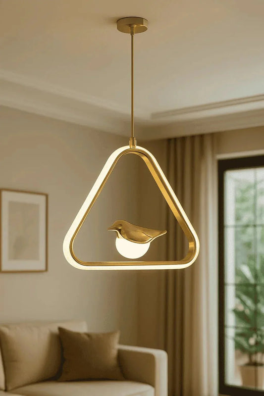 Modern Gold Bird Pendant Light (4 Shape Designs) - Home Lights