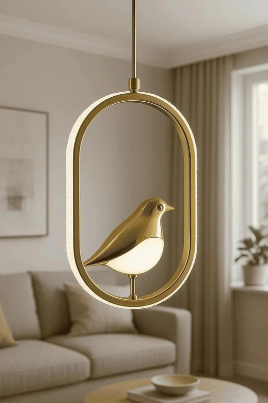 Modern Gold Bird Pendant Light (4 Shape Designs) - Home Lights