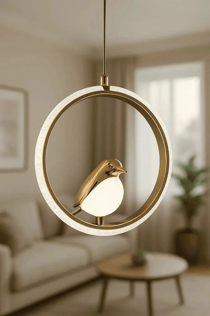 Modern Gold Bird Pendant Light (4 Shape Designs) - Home Lights