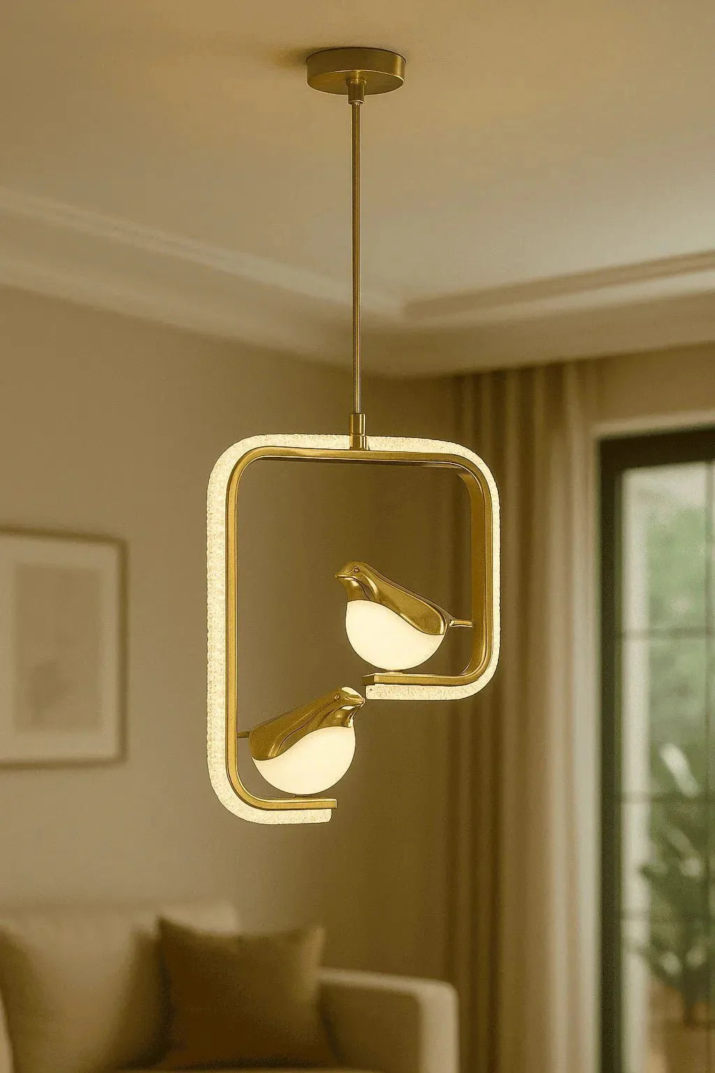 Modern Gold Bird Pendant Light (4 Shape Designs) - Home Lights