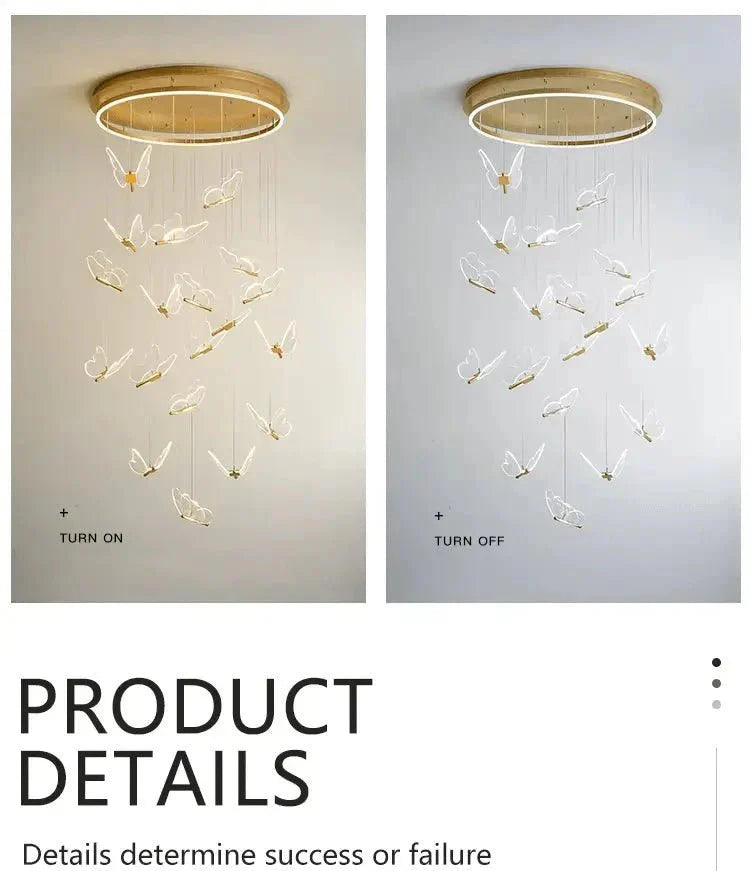Modern LED Butterfly Chandelier - Home Lights