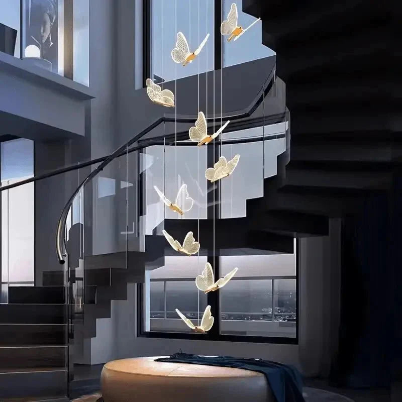 Modern LED Butterfly Chandelier - Home Lights