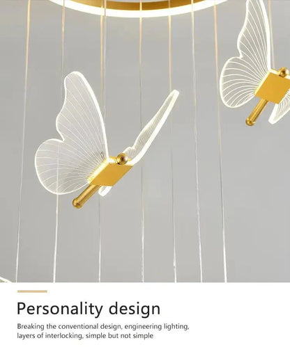 Modern LED Butterfly Chandelier - Home Lights