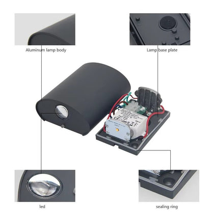 Modern LED Up Down Wall Light - Home Lights