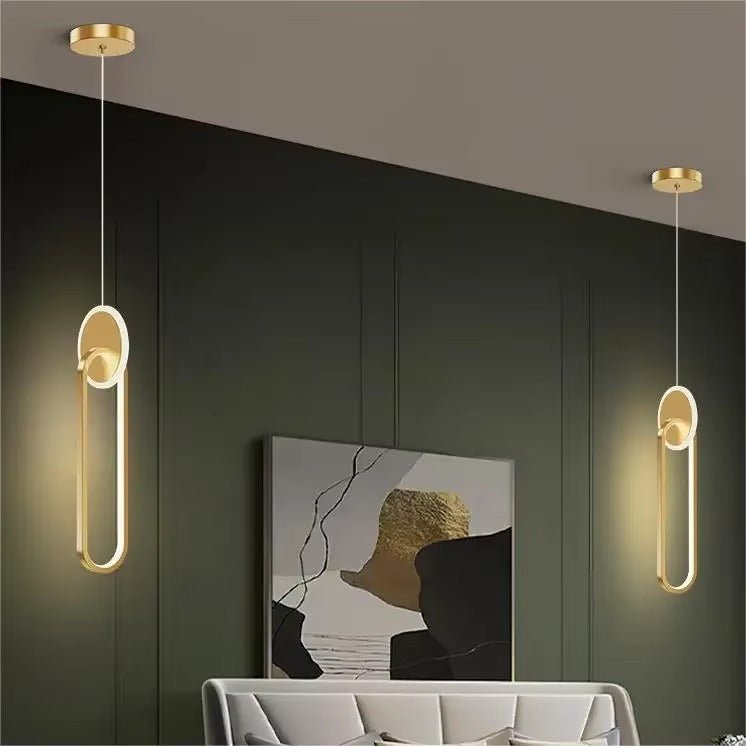 Modern Oval LED Pendant Light - Home Lights