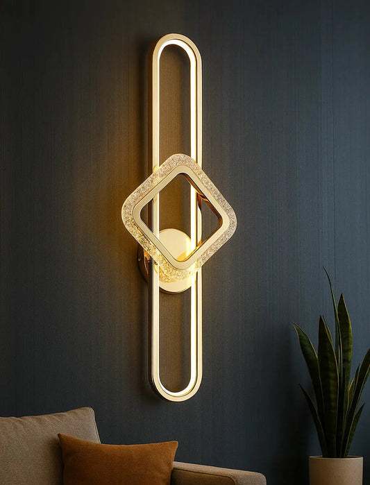 Modern Crystal Style LED Wall Light