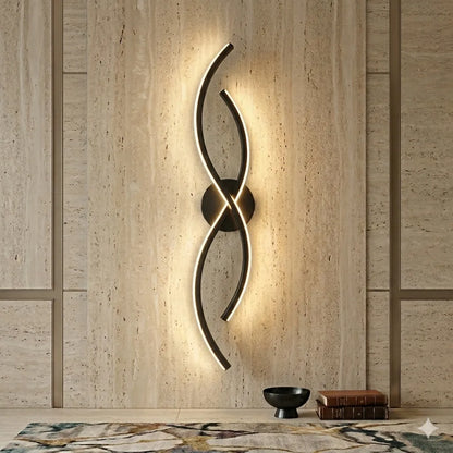 Dual-Curve LED Infinity Lamp